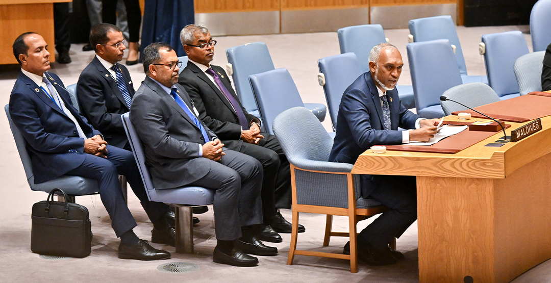 "We must abolish the veto" — President Dr Muizzu, at the UN Security Council