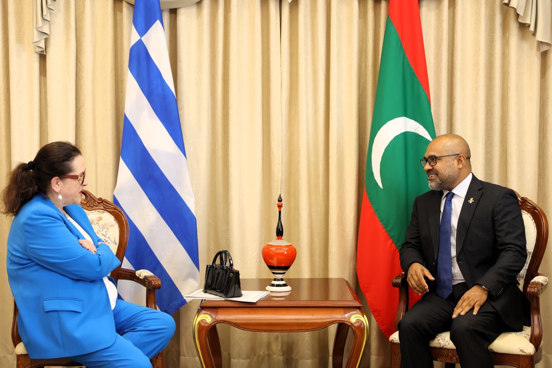 Newly appointed Ambassador of Hellenic Republic to the Maldives calls on Minister Dr. Khaleel