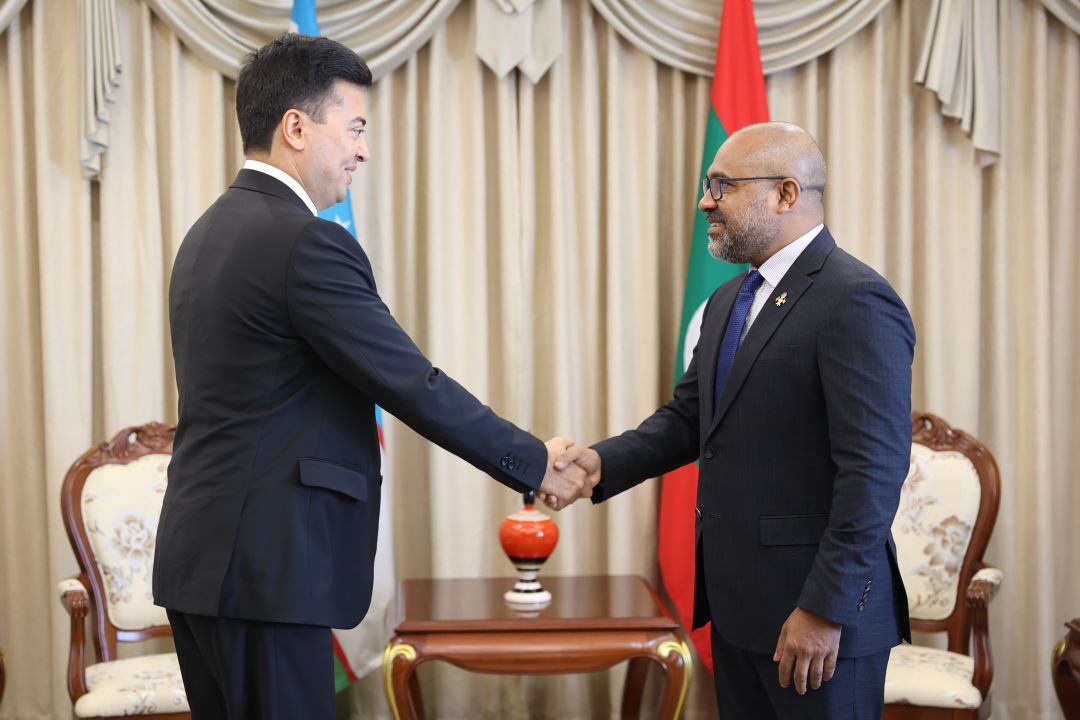 Newly appointed Ambassador of the Republic of Uzbekistan to the Republic of Maldives calls on Foreign Minister Dr. Abdulla Khaleel