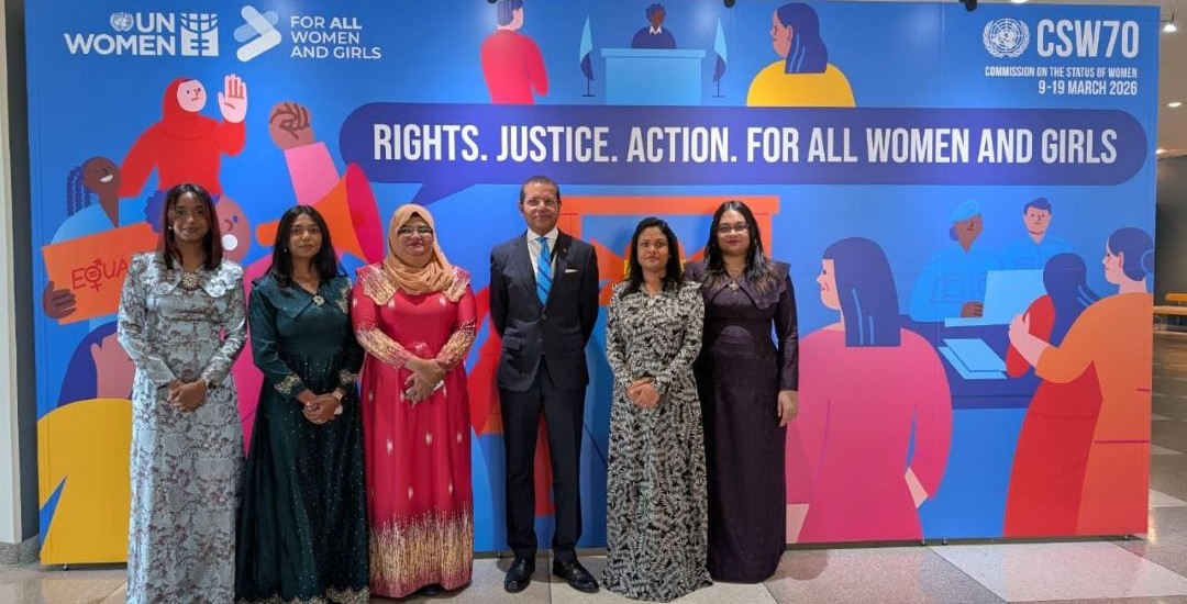 The Maldives assumes its seat on the UN Commission on the Status of Women for the 2026-2030 term