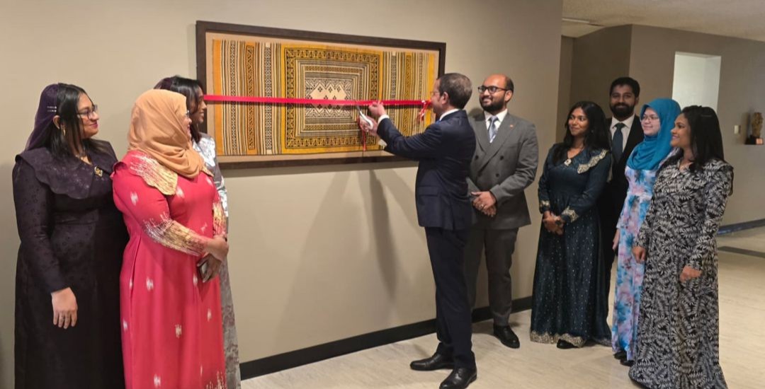 Maldivian Thun’du Kunaa Displayed at the United Nations