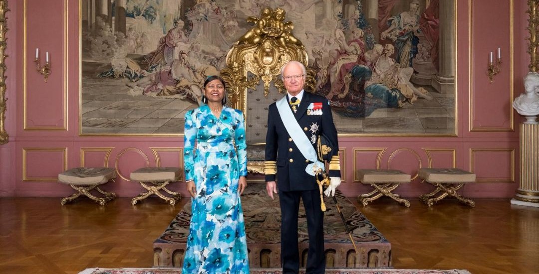 Non-resident Ambassador of the Maldives to Sweden presents Credentials to the King of Sweden