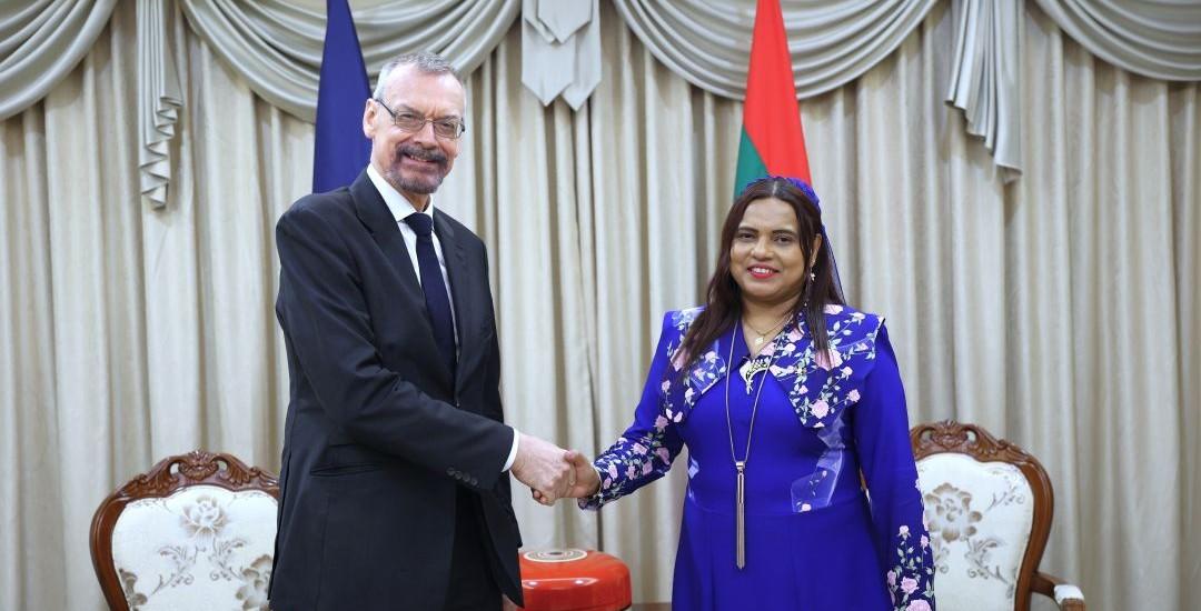Newly appointed Non-resident Ambassador of France to the Maldives calls on Foreign Minister Iruthisham Adam